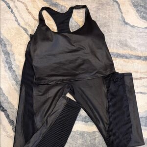Fabletics Black Activewear Set